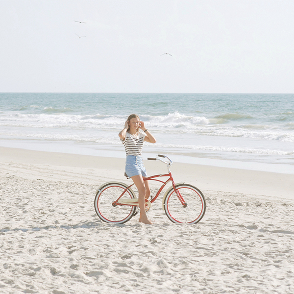 bike on beach